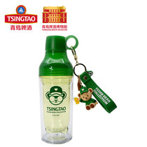Teddy Bear collection double-layer bear head water cup 440ml Green beer Teddy joint model