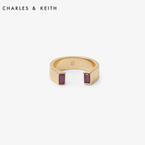 CHARLESKEITH accessories CK5-32120245 semi-precious stone ladies personality opening ring