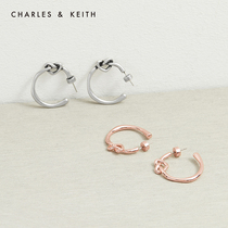  CHARLESKEITH2021 autumn new product CK5-42120301 women delineated semi-PRECIOUS stone love earrings
