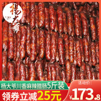 Uncle Yang Chuanxiang spicy sausage Sichuan sausage 5kg farmhouse homemade smoked special salsa specialty