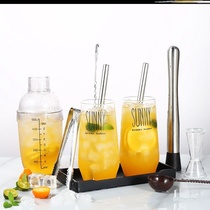 Lemon tea making tool hand snow cup milk tea shop special set shaking Cup with scale modulation snow pot