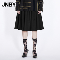 (The same style in the mall)JNBY Jiangnan commoner 21 autumn new waist skirt comfortable A-type waist 5L7D01960