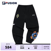 FILA FUSION X MARCELO BURLON FILOTIDE CARD 2022 Summer new Mens trendy pants