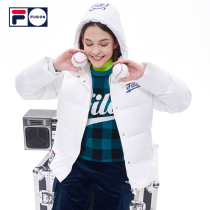 FILA FUSION Fairtide Card Women Dress Down Clothing 2021 Winter Warm Down Clothing Jacket Baseball Suit