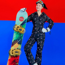 Pathfinder ski suit suit conjoined single double board female outdoor winter waterproof wind thickened summer TAHH92896