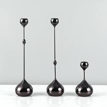 Minimalist modern metal drop wax candle holder Eurostyle Decent Board Room Restaurant Desktop Creative Light Lavish Soft Decorations