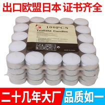 Candle Manufacturer Wholesale Tea Wax Scented Candle White Smoke-free Tea Wax Insulation Heating Candle Warm Tea 3 5 hours