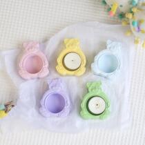 ins South Korean Cubs Bear Incense wax candle holder Combustible Little Candle Girl Hearts Birthday gift wax candle holder