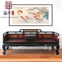 New Chinese Antique Furniture Solid Wooden Sofa Old Elmrohan Bed in Ming Qing Classical Luo Han Collapse Antique Rohan Chair