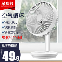 usb small fan mute rechargeable portable student dormitory office desktop desktop mini fan handheld