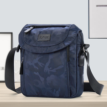 Mens bag Single shoulder bag Skew Satchel Sport Little Boys Bag Tide Waterproof Oxford Cloth Backpack Canvas Large Capacity Cross Pack