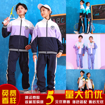 1256 grade primary and middle school students in summer chun qiu zhuang Games opening ceremony class uniform three four-piece uniforms for children