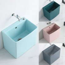 Mengyue gray household balcony wash mop pool floor toilet rectangular floor-standing ceramic simple pier pool