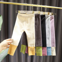 Girls leggings Spring and Autumn Spring and Autumn 2020 New Female Baby Elegant Wear Pants Small and Medium Children Foreign-style Long Pants