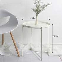 Small coffee table ins Wind iron art side a few passengers small apartment mini table simple Nordic creative round new balcony mahjong