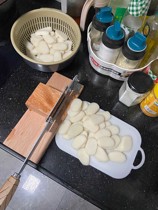 Slicing rice cake artifact cutting Ejiao cake special knife nougat sugar cutting knife household small rice cake slicer