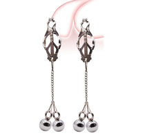 Milk clip yin clip pendant Gravity ball drop breast weight penalty girl iron ball nipple nipple abuse milk sm milk chain microphone