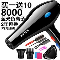Long hair blowing hair simple hair dryer household hot and cold toilet barbecue blowing tube negative ion high power