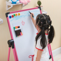 Childrens drawing board Small blackboard Home teaching erasable toy Magnetic graffiti bracket type writing whiteboard baby