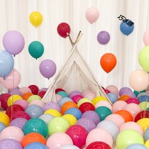 Balloon thickened explosion-proof balloon 100 decorations Scene arrangement Childrens card network red Ma Keron engage in activities