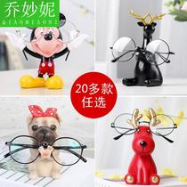 Creative cute glasses display shelf decoration display props desktop glasses storage bracket glasses shelf ornaments