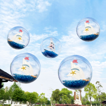 Summer decoration net red acrylic transparent ball plastic ball plastic ball mall Jewelry Store Ceiling Creative Decoration Hanging hanging ball