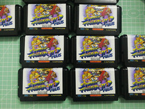 Fighting class] Sega MD Sega game machine with black card Street Fighter 2 PLUS Japanese version 12 people