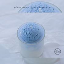 See you in the sea blue Homemade dessert small candle aroma Dream ins Wind high forced grid Salt bridal gift