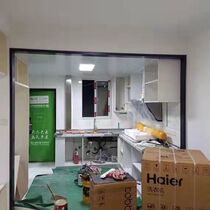 Balcony kitchen bathroom living room sliding door stainless steel aluminum alloy single double narrow side door sleeve wire door frame edging window cover