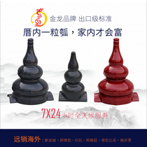 Antique synthetic resin green tile glazed insulation Villa tile pavilion gourd roof decoration accessories manufacturers