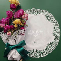 Pure Cotton White Lace Lace Foreign Trade Stocks Round Dish Cushion Towels Universal Cover Towels
