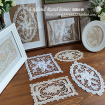 Antique embroidery Shanghai drawing silk full hand embroidered film coaster foreign guests gift collection value T Price