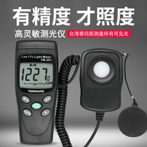 Temas TM201 digital illuminance meter TM202 handheld illuminance tester brightness intensity detector