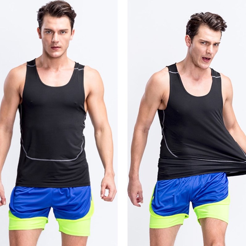 Track and field training suit suit mens summer lovers track and field suit Group purchase printed sprint track and field competition suit running suit