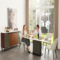 Chi Wah Shitou Etc Cabin Aristocratic Matching Large Family Dining Room Gentleman Character Marble Table