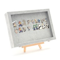 Badge storage box transparent dustproof medal medal jewelry storage box medal brooch hanging wall display frame