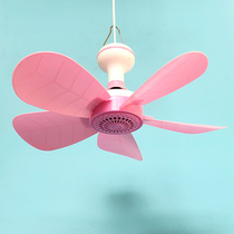Small ceiling fan small mini student dormitory sleeping bed mosquito net small electric fan household wind