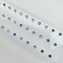 Wax duck puncture 16G United States imported 3mm Swarovski base drill lip nail earrings ear bone nose nail dimple universal