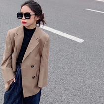 Korean childrens clothing childrens small suit 2021 autumn new boys and girls loose version of suit jacket Korean tide