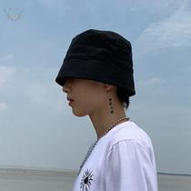 Ma Jiaqi same fisherman hat large self-closing hat tide cool handsome autumn solid color Korean version of Wild casual basin hat Net Red