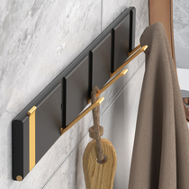 Punch-free adhesive hook invisible clothes hook wall-mounted wall creative door rear porch simple modern wardrobe coat hook