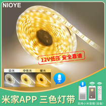 NIOYE access millet IoT light strip led three-color color change 12v ceiling little love classmate Mijia app smart