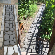 Paving plastic mold color brick home courtyard garden personality design homemade beautiful parking lot