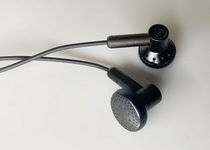 Rubber leaf sound Dragon ball green cow Purple ebony solid wood flat plug open earbuds Headphones a variety of plugs