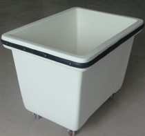 Guangdong hotel service car Laundry trolley with rubber strip FRP cloth car silent wheel