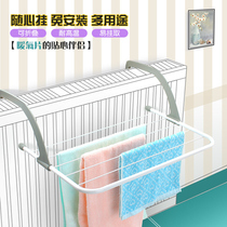 Japanese drying rack radiator drying rack multifunctional foldable balcony bathroom window sill drying rack towel hanger