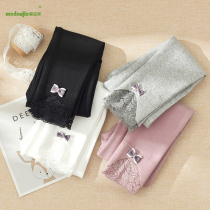 Spring new lace girls beat bottom pants spring autumn and fall outside wearing thin childrens baby girl pants spring style childrens clothes