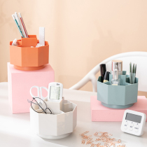 Creative Fashion Swivel Pen Holder Student Desktop Personality Minimalist Classification Containing Barrel Large Capacity Office Containing Box