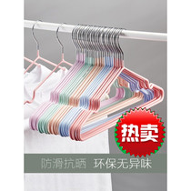  Bold hanger adult non-slip drying hook clothes hanging household student dormitory seamless clothes rack drying hanger support