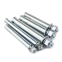 National standard galvanized expansion screw extra long iron external expansion bolt expansion bolt expansion pipe expansion M6M8M10-M14